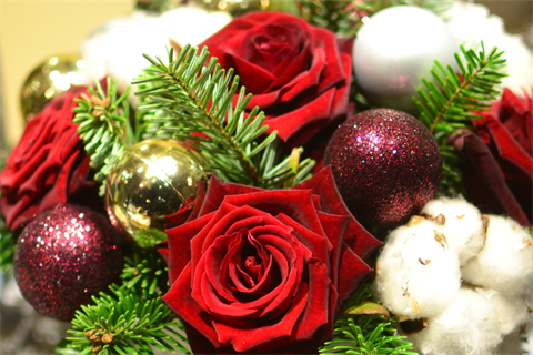 A Christmas wreath