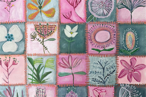 Flower paintings