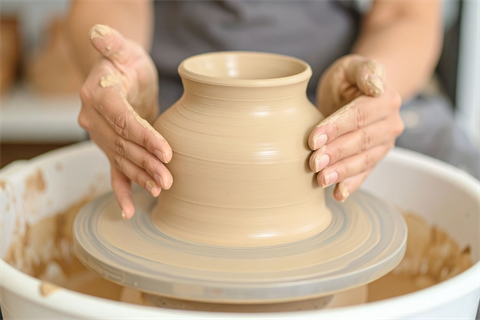 Wheel pottery